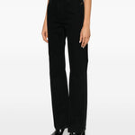 Jeans dritti Danielle in nero Khaite - donna 