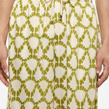 Shorts con coulisse in bianco Laneus - uomo 