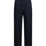 Jeans straight in denim indigo raw 