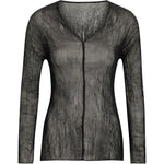 Top effetto plisse in nero Issey miyake  - donna 