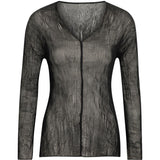 Top effetto plisse in nero Issey miyake  - donna 