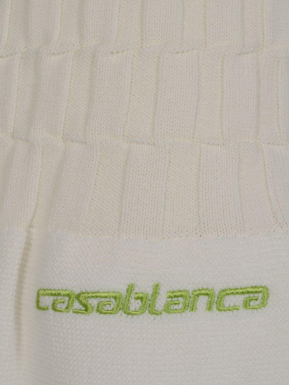 Gonna midi con balze in bianco Casablanca - donna 