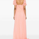 Abito lungo con plisse in rosa Ermanno Scervino - donna 