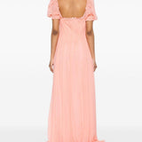 Abito lungo con plisse in rosa Ermanno Scervino - donna 