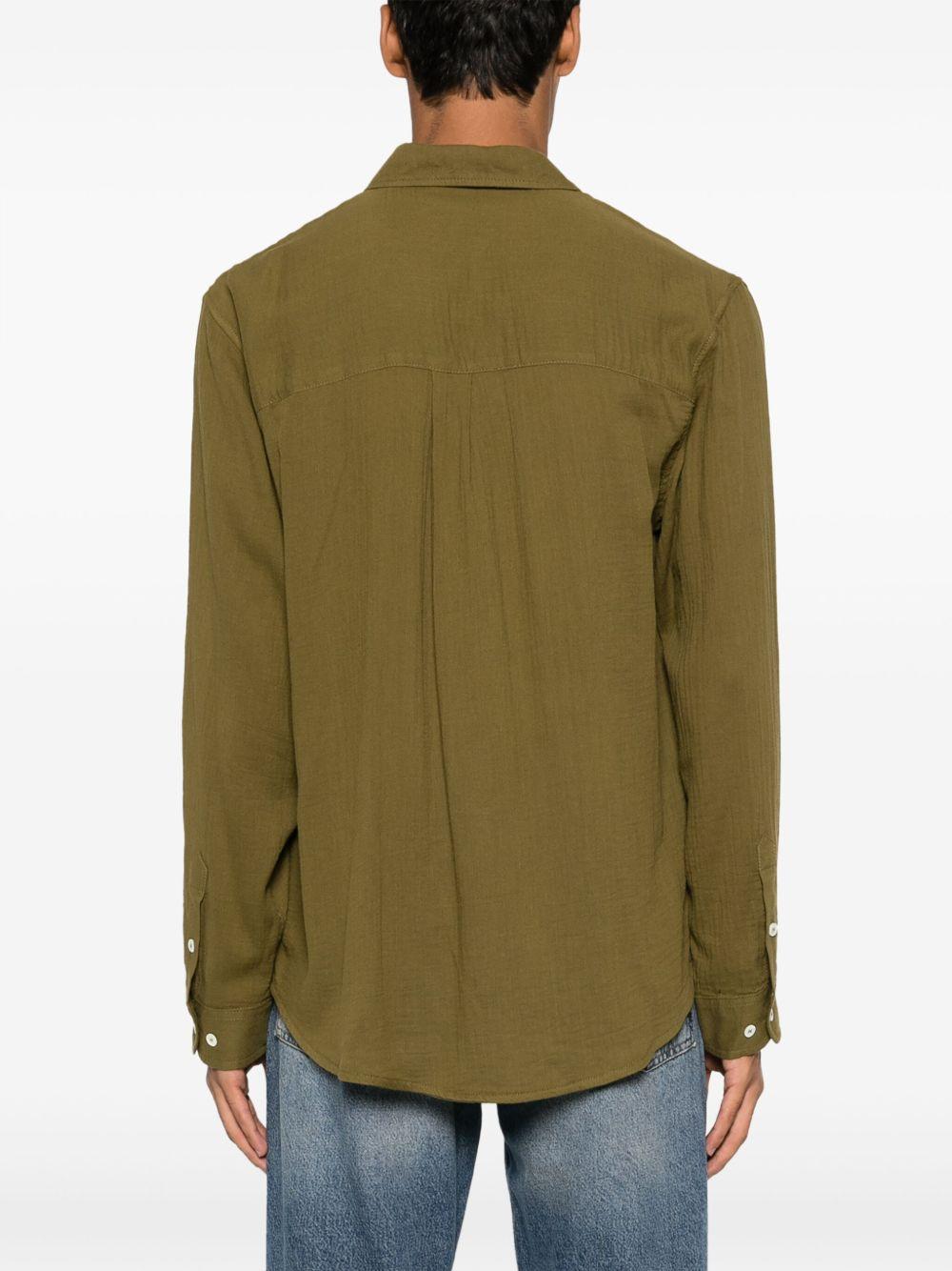 Camicia Leo in verde Sefr - uomo 