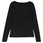 Top a maniche lunghe in nero Remain - donna 