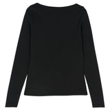 Top a maniche lunghe in nero Remain - donna 