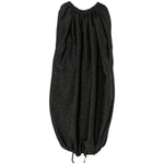 Abito con arricciature in nero Comme Des Garçons - donna 