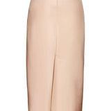 Gonna midi satinata in rosa Ami paris - donna 