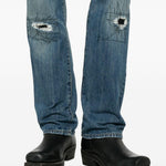 Jeans con passanti per cintura in blu Levi's vintage - uomo 