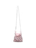 Self-Portrait pink chainmail shoulder bag - women