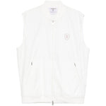 Gilet con dettaglio logo in bianco Brunello cucinelli - uomo 