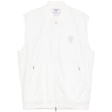 Gilet con dettaglio logo in bianco Brunello cucinelli - uomo 