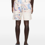 Shorts con stampa grafica in bianco Kidsuper - uomo 