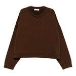 Felpa a maniche lunghe in marrone Entire studios - unisex 