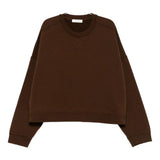 Felpa a maniche lunghe in marrone Entire studios - unisex 