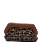 Clutch bios cesta vegan in marrone 