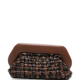 Clutch bios cesta vegan in marrone 