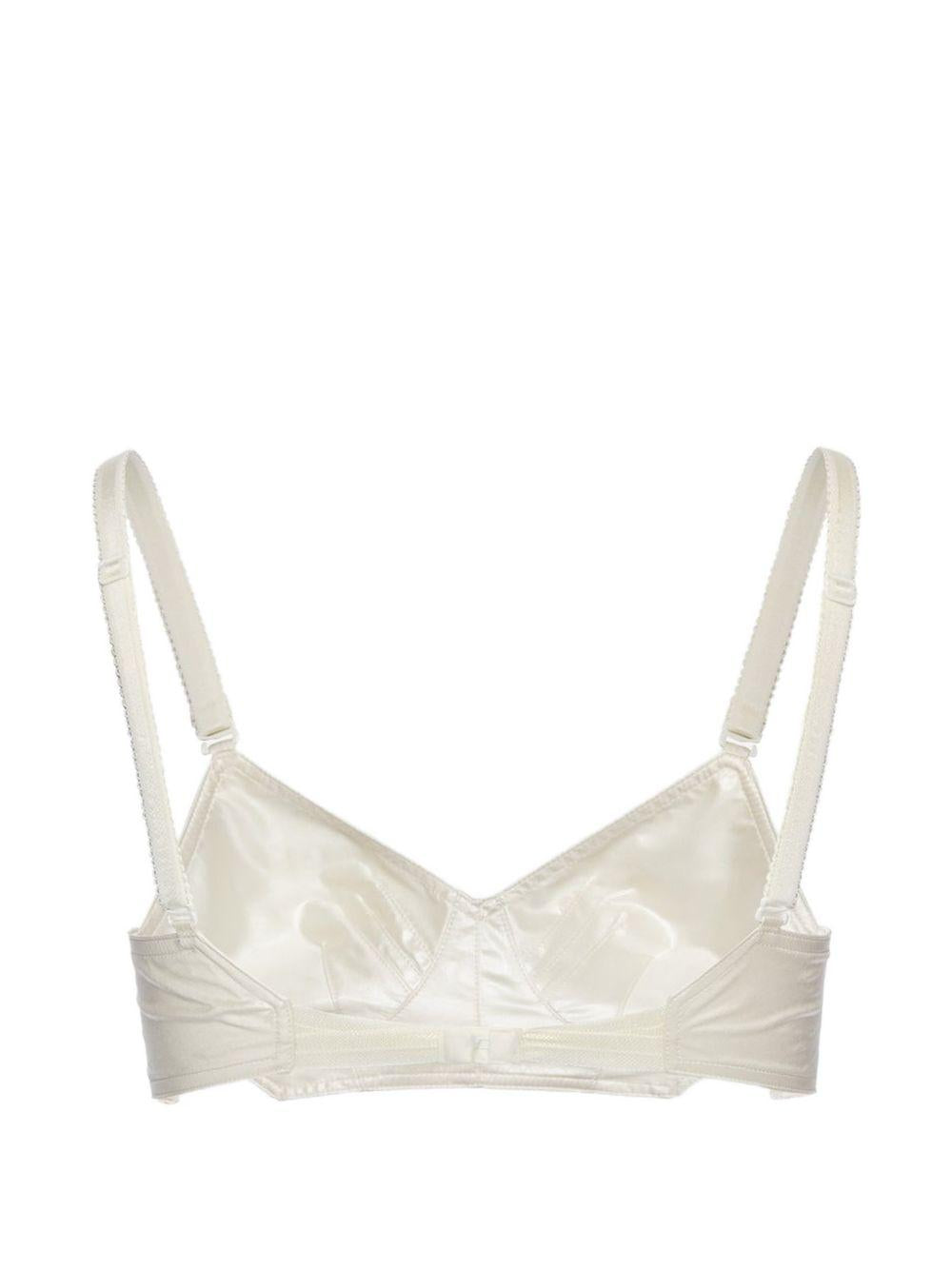 Bralette in pizzo in bianco Magda Butrym - donna 