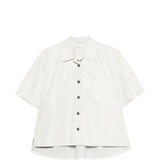 Camicia a maniche corte in pelle Avril in beige Haikure - donna 