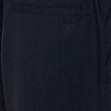 Pantaloni elasticizzati a larga costina in nero Y-3 - uomo 