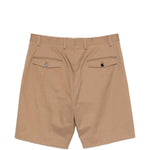 Shorts sartoriali con pieghe in marrone Lardini - uomo 
