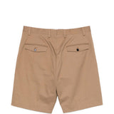 Shorts sartoriali con pieghe in marrone Lardini - uomo 