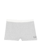 Shorts con vita elasticizzata in grigio Entire studios - donna 