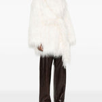 Cappotto in eco-pelliccia juno color crema Entire Studios - donna 