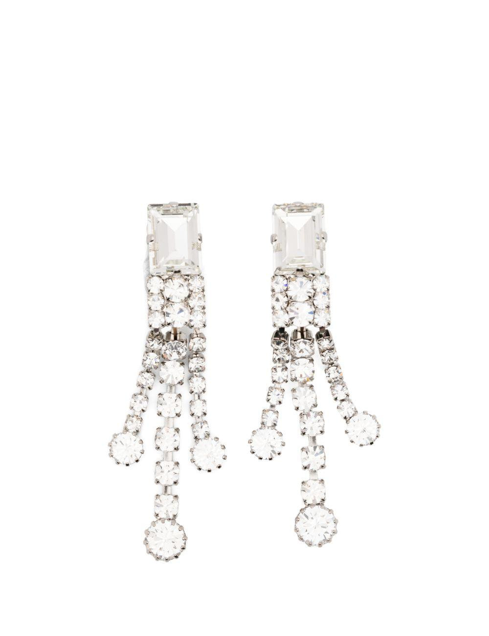 Orecchini decorati con cristalli in argento Alessandra rich - donna 