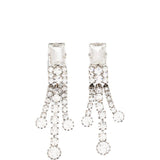 Orecchini decorati con cristalli in argento Alessandra rich - donna 