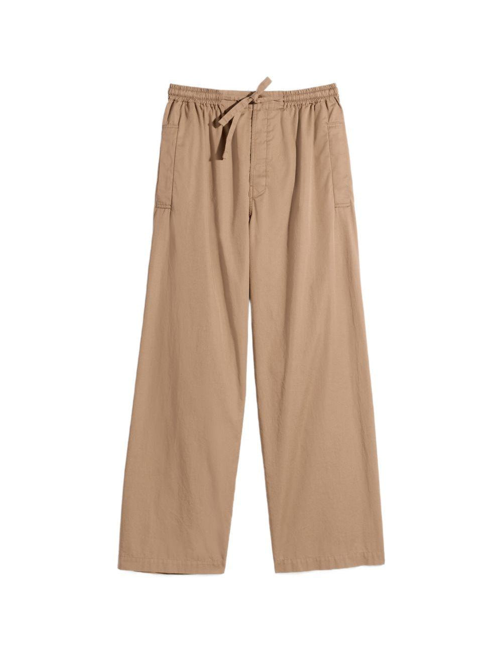 Pantaloni con coulisse in beige LEMAIRE - uomo 
