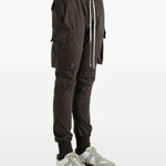 Cargo mastodon con coulisse in grigio Rick Owens DRKSHDW -  uomo 