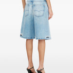 Shorts de-sire in denim blu diesel - donn 