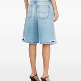 Shorts de-sire in denim blu diesel - donn 