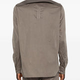 Camicia con tasche sul petto in marrone Rick owens - uomo 