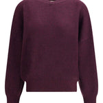 Maglione a girocollo wolfe in viola Khaite - donna 