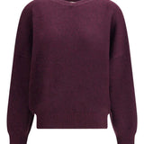 Maglione a girocollo wolfe in viola Khaite - donna 