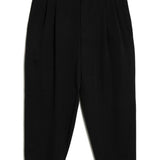 Pantaloni con pieghe in lana in nero Comme des garcons homme plus - uomo 