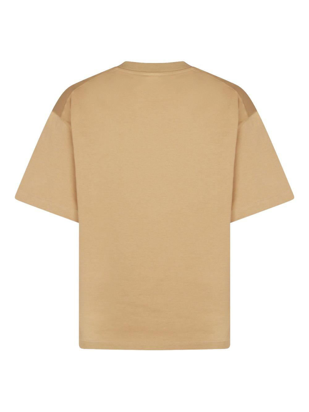 T-shirt con logo in beige Jil sander - unisex 