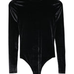 Body a collo alto in nero Mugler - donna 