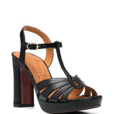 Sandali in pelle cafra in nero Chie mihara - donna 