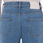 Jeans Samur Lds con cinque tasche in blu Loulou de saison - donna 