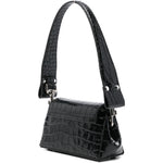 Borsa a spalla Hazel con logo in nero 