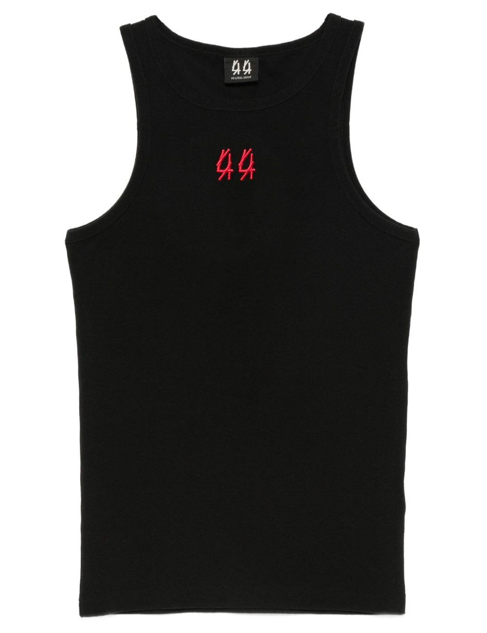 Canotta con ricamo in nero 44 label group - uomo 