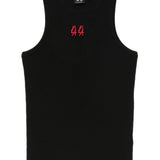 Canotta con ricamo in nero 44 label group - uomo 