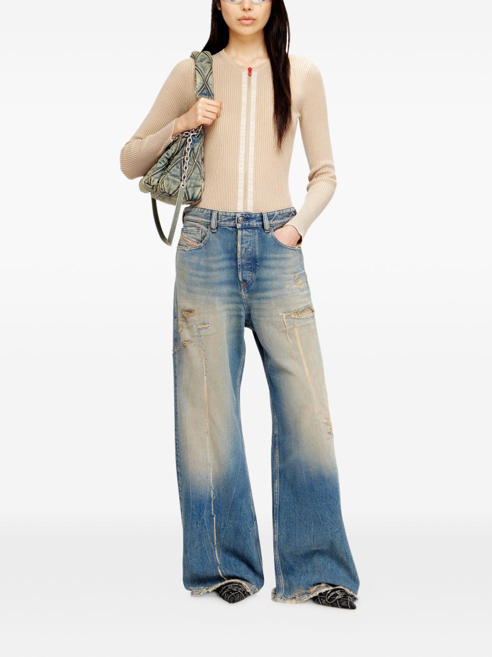 Jeans a gamba larga d-sire 1996 in blu Diesel - donna 