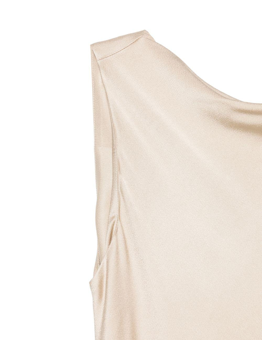 Abito con scollo a cascata Mara in beige Antonelli - donna 