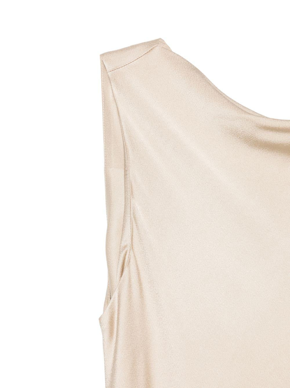 Abito con scollo a cascata Mara in beige Antonelli - donna 