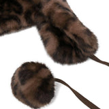 Cappello chapka con stampa leopardata Gotha - unisex 